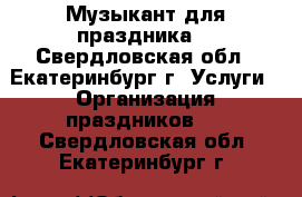 Музыкант для праздника  - Свердловская обл., Екатеринбург г. Услуги » Организация праздников   . Свердловская обл.,Екатеринбург г.